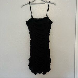 Urban outfitters black mesh dress size medium